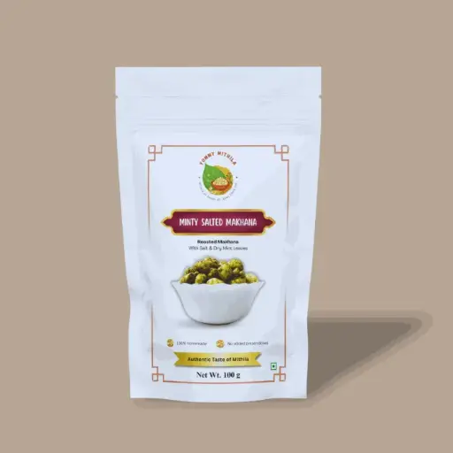 [S-MS-01] Minty Salted Makhana | 100g